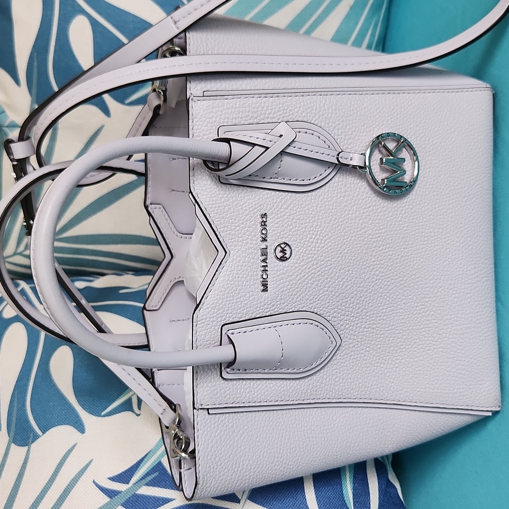 Michael Kors Grayish Pale Voilet Small Satchel..Beautiful Color!